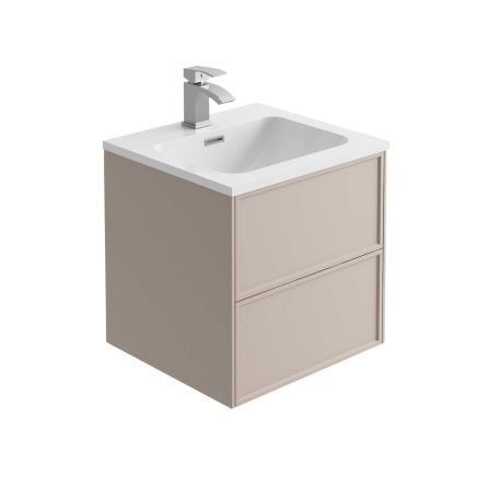 Kendal French Blush Wall Hung Vanity Unit 500mm