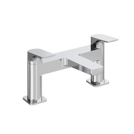 Riven Chrome Bath Filler Tap