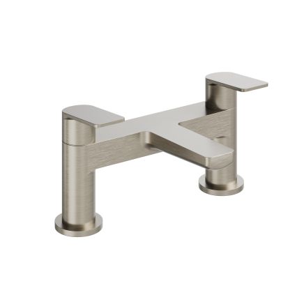 Sora Brushed Nickel Bath Filler Tap 211182