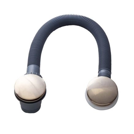 Brushed Nickel Click Clack Bath Waste