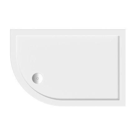 Low Profile Left Hand Offset Quadrant Shower Tray 1000x900mm