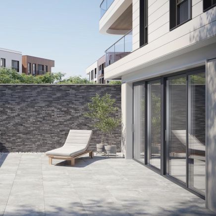 Gandi Gris Outdoor Matt Porcelain Tile 900x900mm
