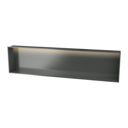 Montaro Gunmetal LED Shower Niche 300x1200mm