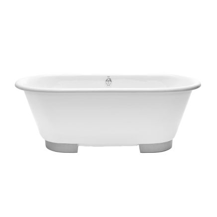 Castiel Freestanding Cast Iron Bath with Chrome Feet 1700x780mm