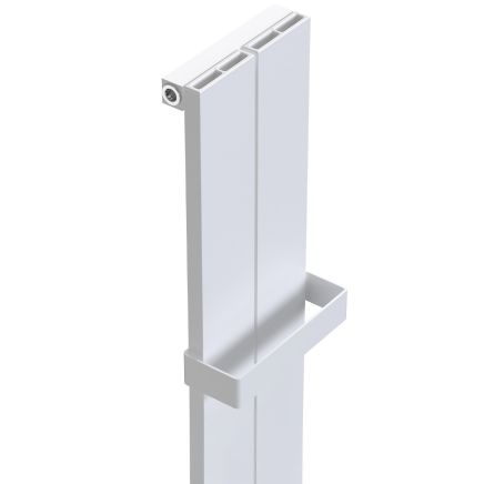 Tesoro White Aluminium Towel Hanger 285mm