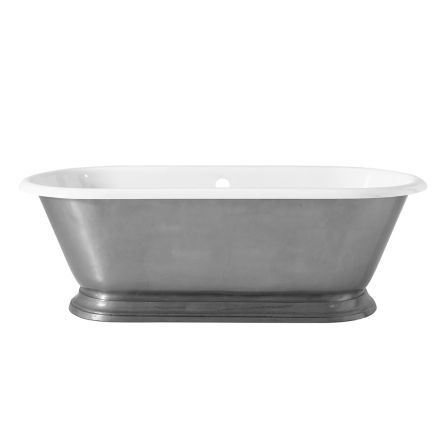 Selena Polished Freestanding Cast Iron Bath 1540x780mm