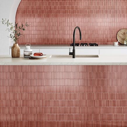 Komodo Cherry Gloss KitKat Tile 200x200mm