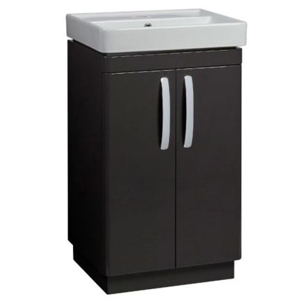 Tavistock Compass Clay Floor Standing Vanity Unit with Ceramic Basin 500mm