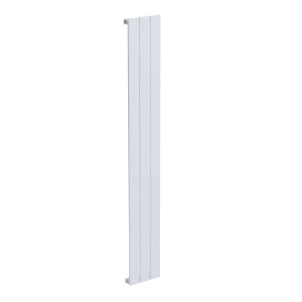 Livio White Vertical Single Panel Aluminium Radiator 1800x270mm