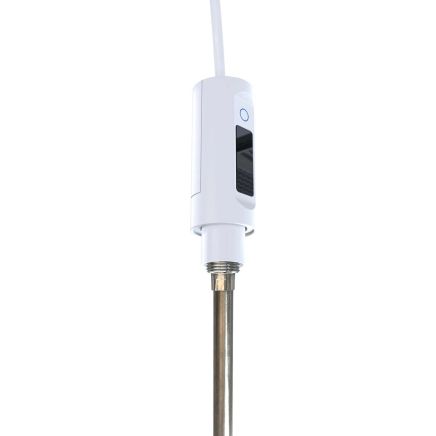 Round Slim Smart Electrical Thermostatic Radiator Heating Element Kit White