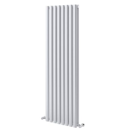 Islington White Double Vertical Radiator 1200x472mm