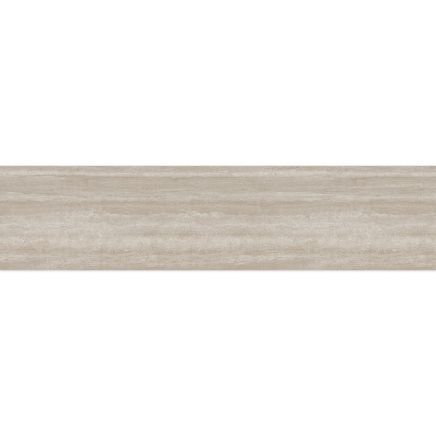 Vero Silver Travertine Waterproof Postform Shower Wall Panel 2420x580mm