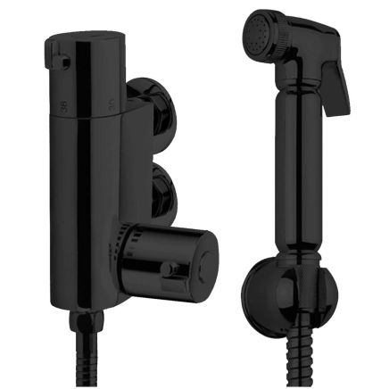Matt Black Douche with Thermostatic Mixer Valve