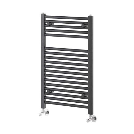 Neptune Gunmetal Heated Towel Rail - 770x500mm