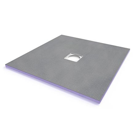 Jackoboard Aqua Flat Centre Drain Wetroom Tray