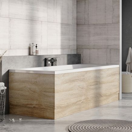 Erin Light Oak Front Bath Panel 1800mm