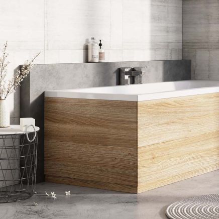 Oak End Bath Panel 800mm