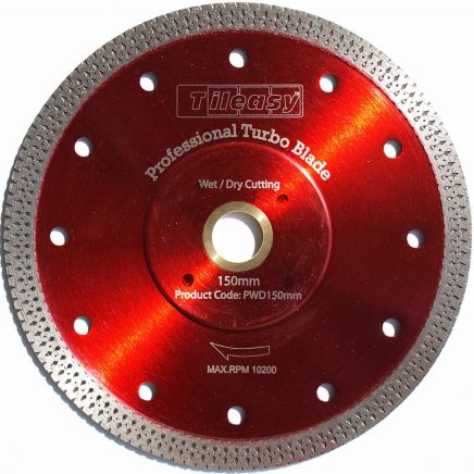 Tileasy 115mm Professional Wet & Dry Turbo Blade