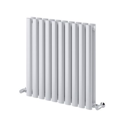 Islington White Double Horizontal Radiator 600x590mm