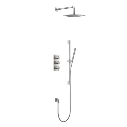 Thane Brushed Nickel Thermostatic Concealed Shower Pack