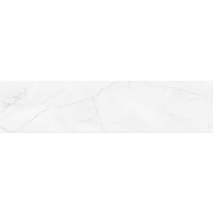 Vero Gaia White Warm Waterproof Postform Shower Wall Panel 2420x580mm