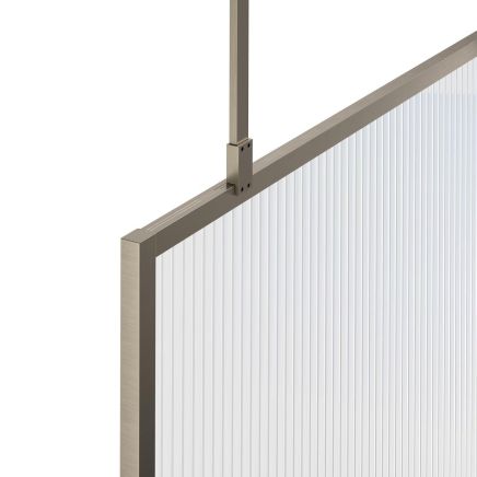 Amien Brushed Nickel Shower Screen Ceiling Support Arm 800mm