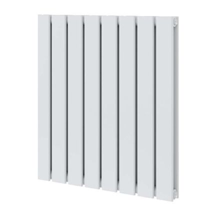 Perth White Double Vertical Flat Panel Radiator 600x544mm