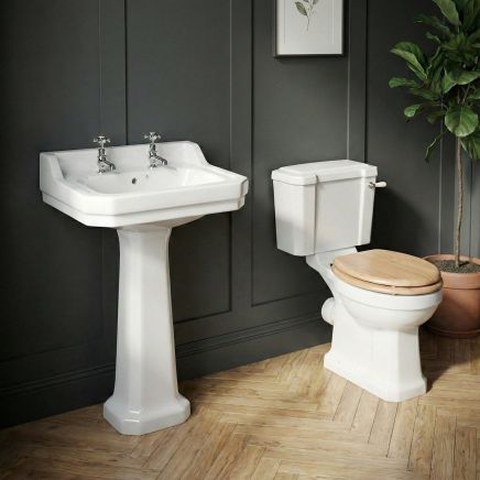 Claydon Traditional Toilet & Basin Suite