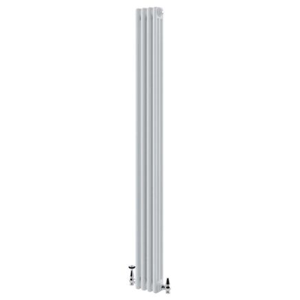 Upton White Triple Vertical Column Radiator 1800x200mm