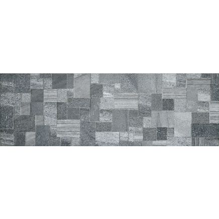 Gabriel Anthracite Mosaic Ceramic Tile 250x750mm