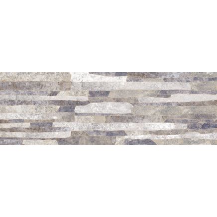 Damato Grey Brick Ceramic Feature Tile 200x600mm