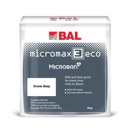 BAL Micromax3 ECO Storm Grey Grout 5kg