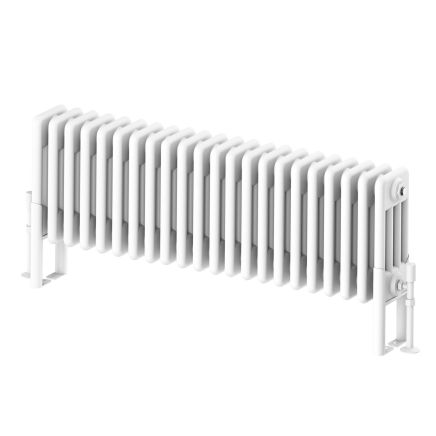 Upton White Quadruple Horizontal Column Radiator 300x1010mm