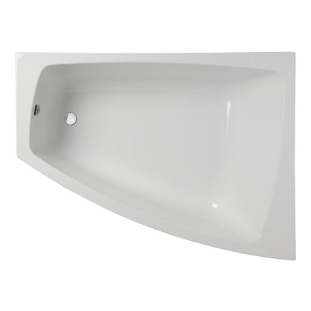 Carron Clipper Left Hand Carronite Corner Bath 1200x1575mm