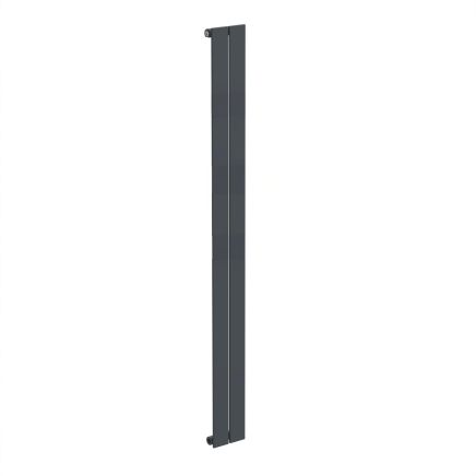 Livio Anthracite Vertical Single Panel Aluminium Radiator 1800x180mm