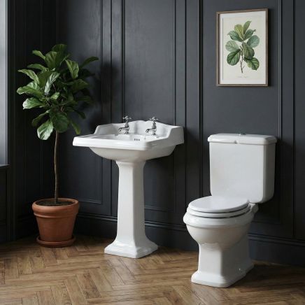 Alaric Traditional Toilet & Basin Bathroom Suite