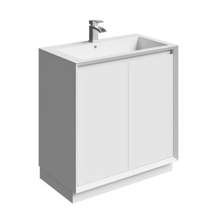Venus Gloss White Floor Standing Vanity Unit 800mm