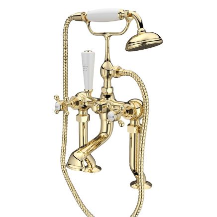 Grosvenor Gold Bath Shower Mixer Tap