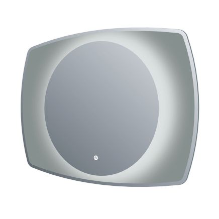 Bailee LED Backlit Mirror with Glass Surround 800x600mm