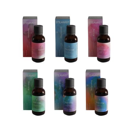 Steamist Pack of 6 Essential Oils for Steam Room
