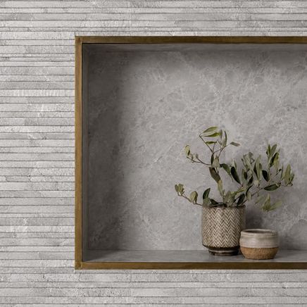 Classic Bone Matt Porcelain Textured Stone Tile 650x333mm