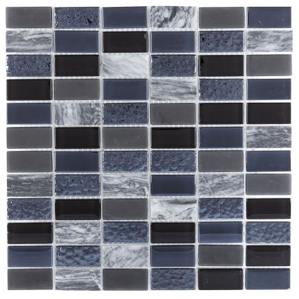 Pablo Dark Linear Mosaic 300x300mm