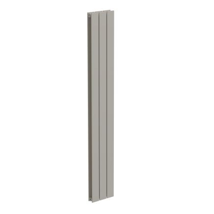 Livio Beige Vertical Double Panel Aluminium Radiator 1800x270mm