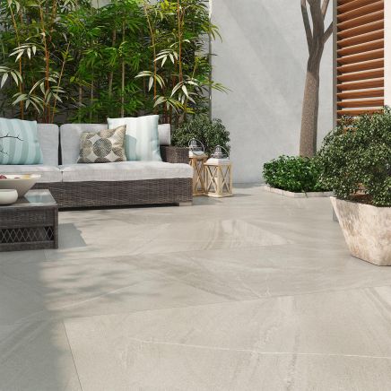 Cave Arena Stone Effect Indoor Porcelain Tile - 600x600mm