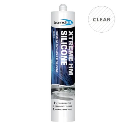 Bond It Xtreme Premium Grade Anti-Mould Silicone Sealant Clear 310ml - BDSANXCL