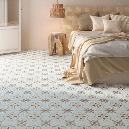 Lira Clay Cross Matt Porcelain Tile - 223x223mm