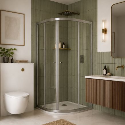 Rivar Twin Sliding Door Quadrant Enclosure