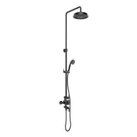 Downton Brushed Gunmetal Exposed Shower Valve