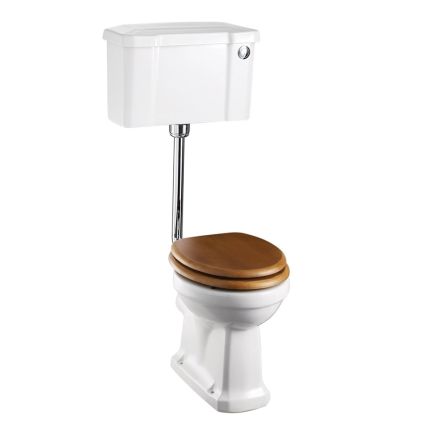 Burlington Traditional Low Level Toilet with Push Button