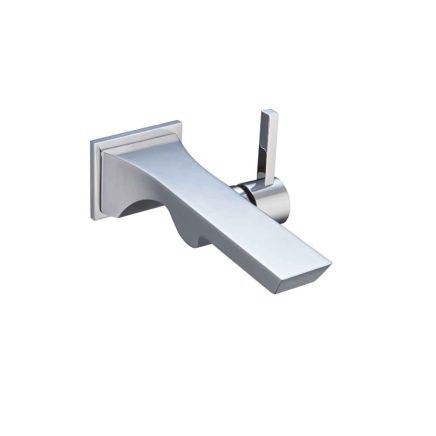 Cacia Chrome Wall Mounted Basin Mixer Tap